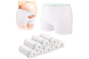 CARER HEALTHCARE INCONTINENCE PREGNANCY Carer Bragas Desechables de Posparto, Pack de 8 Bragas Sin Costuras Sin Presión en el Abdomen Alta Elasticidad, Ideal para Embarazo, Posparto, Cesárea e Incontinencia