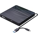 UpWay Dvd Rw Usb 3.0 Type-C Slim Harici Cd Dvd Yazıcı Okuyucu MacBook iMac Windows11