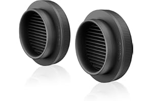 AC Infinity 2 prese d'aria per tenda da coltivazione, con adattatore integrato, filtro anti-insetti e polvere, flusso d'aria elevato, adatto per porte standard da 20,3 cm