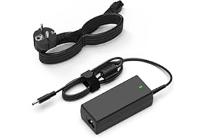 HAFIUEGE 65W Caricatore Dell Caricabatterie per Dell Inspiron 17 15 14 13 11 3000 5000 7000 Vostro 14 15 3000 5000 Series 3147 7347 7353 3551 3552 5555 5558 Alimentatore Adattatore C0014