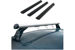 OMAC Lot de 3 déflecteurs de vent pour toit de voiture - Réduction du bruit du vent