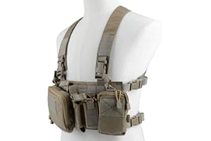 ‎KAYHENG Kayheng Tactical Assault Chest Rig 500D Molle Multicam Taktische Weste mit Mehreren Taschen