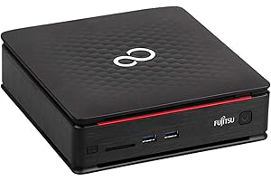 Fujitsu, Mini Pc Pronto all'Uso, Computer Pc Fisso Intel i5, Ram 8Gb, SSD 256Gb, Pc Desktop con Pacchetto Office 2021, Windows 11 Pro e Chiavetta WI-Fi (Ricondizionato)
