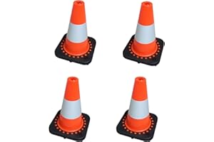 SNS SAFETY LTD TC-30Fx4 Set de 4 Flexibles Traffic Cônes 30 cm
