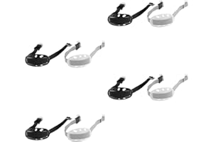 Anloximt 8 Piezas Barbuquejo Elástico, Barbuquejo para Casco Obra, Barboquejo con Mentonera, Compatible con Obra, Juego Barbuquejo Mentonera para La Mandíbula Inferior del Casco