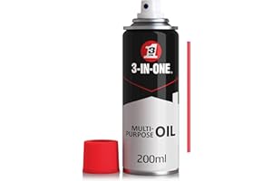 3-IN-ONE 200ml Multi Use Aerosol - Lubricates Moving Parts, Cleans & Protects, Prevents Rust And Tarnish And Stops Squeaks