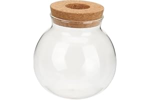 Milisten Hydroponic Glass Vase Small Ball Planter for Indoor Plants Water Propagation Container Decorative Glass Flower Pot for Home Office Desk