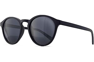 SUNGAIT Damskie okulary polaryzacyjne retro z oprawką TR90 okulary przeciwsłoneczne vintage okrągły styl dla ochrony UV400