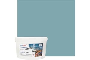 Preismaxx Profiweiß urban colors, bunte Wandfarbe, blau, petrol 2,5L, Innenfarbe, hohe Deckkraft Klasse 2, matt