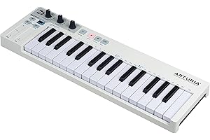 Arturia - Keystep - Controller MIDI portatile, sequencer e arpeggiatore - 32 tasti sottili, step sequencer a 8 memorie, arpeggiatore a 8 modalità, compatibile con CV - Bianco