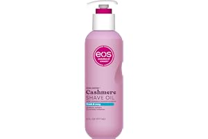 eos Cashmere Shave Oil – Fresh & Cozy fuktgivande raklösolja – med sheasmör och glycerin – för känslig hud – 177 ml (6 fl oz)