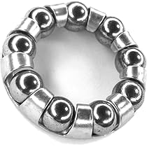 Cage à Billes Mouvement Central Vélo – Lot De 4, 9 Billes Par Cage – 1/4 Pouce, Acier Lubrifié