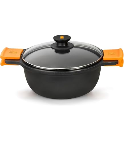 Casserole Profonde Wecook! Ecochef 32cm Induction - Revêtement QuanTanium Sans PFOA - Poignées Silicone
