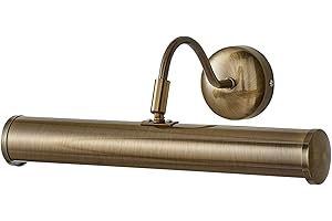 MiniSun | Modern Adjustable Twin Picture Wall Light in an Antique Brassed Effect Finish | Picture & Display Lights, Home Décor & Improvement Essential