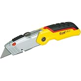 STANLEY FATMAX Folding Retractable Knife, Compact and Ergonomic Design, Instant Blade Change, Internal Blade Storage, 0-10-82