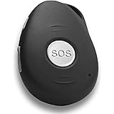 Personal GPS Tracker (original model) With SOS Button and 2-way Voice - Find Wearer via Smartphone or Online and Talk With Th