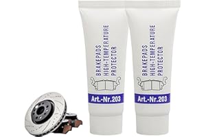 JINJIAR 2PCS Brake Caliper Slider Pin Greases,Bicycle Oil for Caliper Pins,High Temperature Oil,Silicone Grease for O-Rings,Copper Grease for Brake Pads,Anti-Rust & Anti-Corrosion,Eliminate Squeaking