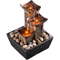 Desktop Zen Waterfontein voor Meditatie - Kantoor en