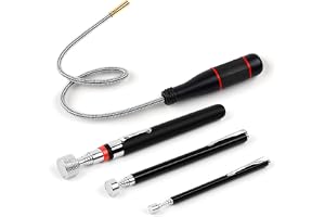 4 stycken magnetstänger teleskop flexibel magnetisk lyftare 1,5 lb, 3 lb, 5 lb, 10 lb