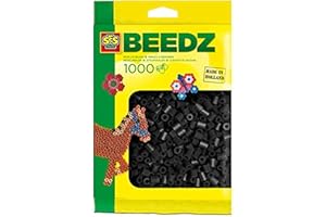 SES CREATIVE SES SES00706 - perły, 1000 sztuk, czarne, ‎9,5 x 17 x 2 cm