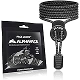 ALPHAPACE Pace Locks Elastische Schnürsenkel ohne binden mit Schnellverschluss, Schuhbänder ohne Schnüren, Slip-on Schnellver