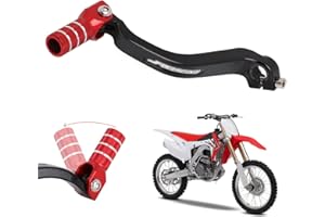 AnXin Pedale del cambio CNC per moto CRF250R 2010-2015, rosso