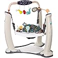 Evenflo Exersaucer Jump and Learn Activity Centre, Jam Session with Base, Cream, White (EX8099-E062W)