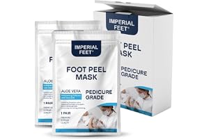 Imperial Feet Fotmask Aloe Vera – Exfolierar Torr Hud, Mjuka Fötter