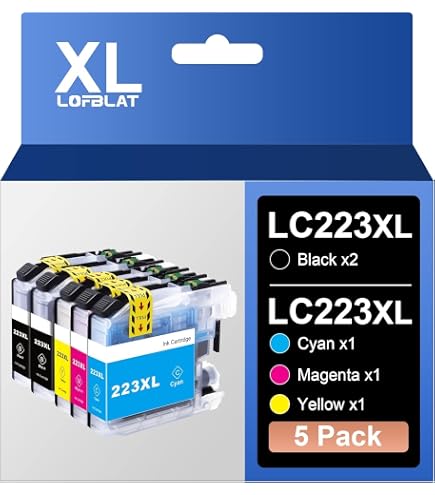 4er XL Patronen kompatibel für Brother LC-223 MFC-J4420DW MFC-J480DW MFCJ5320DW 4er XL Patronen kompatibel für Brother LC-223 MFC-J4420DW MFC-J480DW MFCJ5320DW
