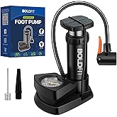 Boldfit Bicycle Pump - High Pressure Foot Air Pump for Cycles, Balloons, Footballs and Tyres