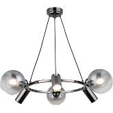 Lucea Tierra 3+3 Cobalt Chandelier 3xgu10+3xe27