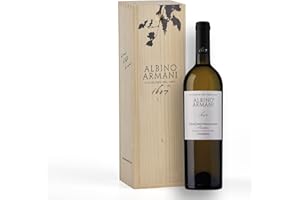 ALBINO ARMANI - Trentino GEWÜRZTRAMINER Tasting - Pack da 1 bottiglia in confezione di legno - Idea regalo vino bianco