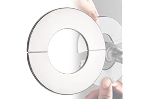 VMINOG PUCIO Ofenrohr Rosette 160mm rosetten Loch Durchmesser Abdeckrosette Edelstahl Abdeckrosette Geteilt Abdeckung Blende Rohrmanschetten Edelstahl Wandrosette Rohrmanschetten Wasserhahn Abdeckung