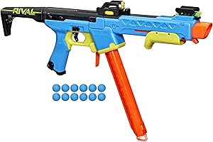 NERF Rival Pathfinder XXII-1200 Blaster, Most Accurate Rival System, Adjustable Sight, 12-Round Magazine, 12 Rival Accu-Rounds