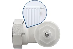 kör4u Winkeladapter Schraubverbindung M30 x 1,5 mm, weiß, für Oventrop, links- und rechtsseitig montierbar