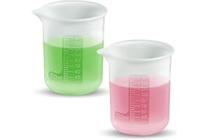 ecooe Lot de 2 flacons doseurs de lessive en poudre - Capacité : 150 ml Boule de dosage boule de lavage doseur pour lessive liquide Distributeur de lessive en poudre