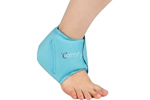 Comfytemp Ankle Ice Pack Wrap (1 Pack), Reusable Foot Ice Pack for Injuries, Hot and Cold Gel Pack for Pain Relief, Cold Compress for Swelling, Achilles Tendinitis, Plantar Fasciitis, Surgery Recovery