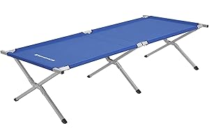 SONGMICS Camping bed, camping bed, TÜV Rheinland tested, max. static load 260 kg, 210 x 72 x 45 cm