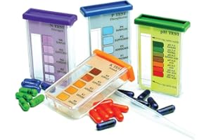 Luster Leaf 1601 Rapitest Kit de Test pour Le pH du Sol, l'azote, Le phosphore et la potasse