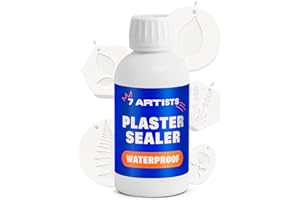7 Artists Plaster Sealant 250 ml Transparentny – Uszczelniacz do Figurek Gipsowych | Ochrona Gipsu do Odlewów i Prac Rękodzielniczych na Bazie Wody | do Stosowania Wewnątrz | Gipsdicht