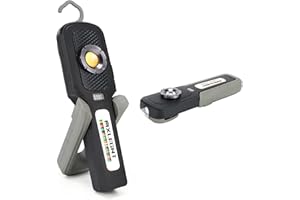 MXLEGNT Lampada da Lavoro a LED: Luce Pro Auto Detailing, Potente Torcia per Ispezione COB con Magnete, 4000 mAh Ricaricabile per Gli Addetti di Carrozzeria, Ispezione Automatica, Officina per Garage