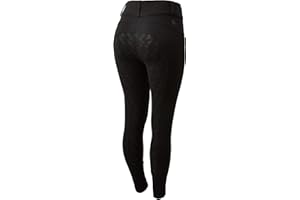 ‎HORZE HORZE Damen Winterreithose Mia, Thermo Reithose mit Silikonvollbesatz