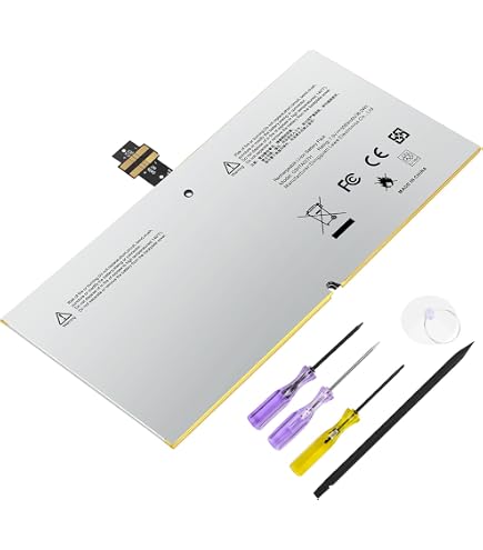 Batteria Vhbw Compatibile Per Microsoft Surface Go 2 (Modello 1927) – 3500mAh, 7.6V, Li-Poly – Sostituisce DYNU01