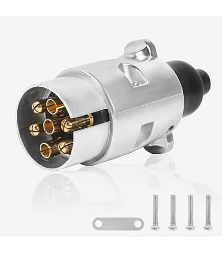spina rimorchio 7 poli 24v + Spina per rimorchio a 7 pin, tipo N Spina per