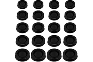 BLMHTWO 20 pezzi salvadanaio di ricambio tappo salvadanaio, salvadanaio tappo salvadanaio tappo salvadanaio bianco 5 misure rotondo