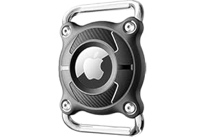 LIUYIDM Étanche Support Collier Chien avec Boucle Métallique Amovible Collier Chien 4 cm de Large Étui de Protection pour, Compatible avec Apple (Noir)