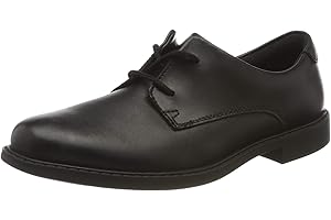 Clarks Scala Loop Kid Leather Shoes In Black Standard Fit Size 13½