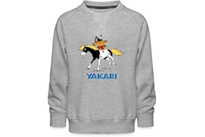 Spreadshirt Yakari, Regenbogen & Kleiner Donner Kinder Premium Pullover