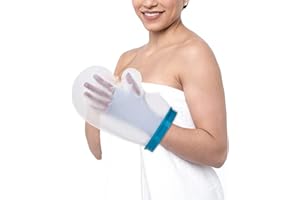 PINCOU Caviglia Cast Protector for doccia Uomo Donna, impermeabile e riutilizzabile bendaggio e cast Protector Best braccio a tenuta stagna, protezione per rotto le mani per ferite & Burns (HAND)