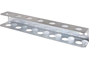 Simon Rack Organizador Herramientas Pared, Soporte para Destornilladores, 220 x 38 x 35 mm, color galvanizado